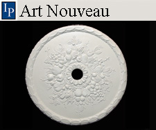 Art Nouveau Medallions Inspired by Nature