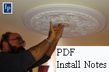 Installation for Medallions