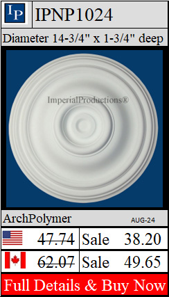 IPNP1024 Rosette 14-3/4" diameter