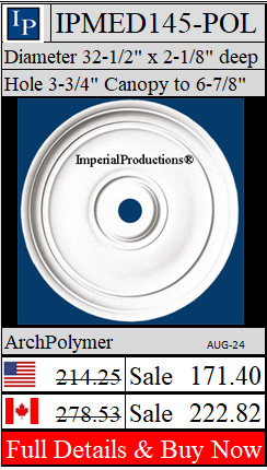 IPMED145 Colonial Medallion 32-1/2" Diameter