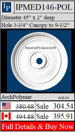 IPMED146 Colonial Medallion 45" diameter