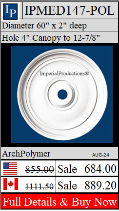 IPMED147 Colonial Medallion 60" diameter