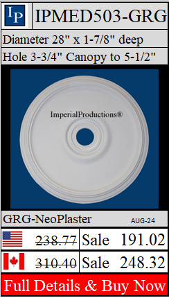 IPMED503-GRG NeoPlaster Colonial 28" diameter