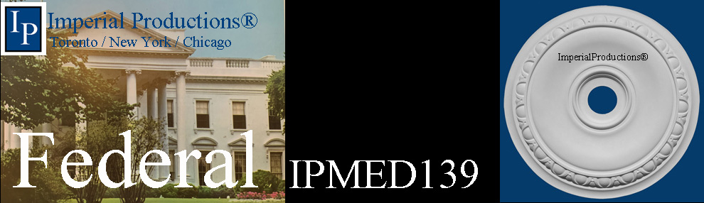 IPMED139 Egg Dart Medallion