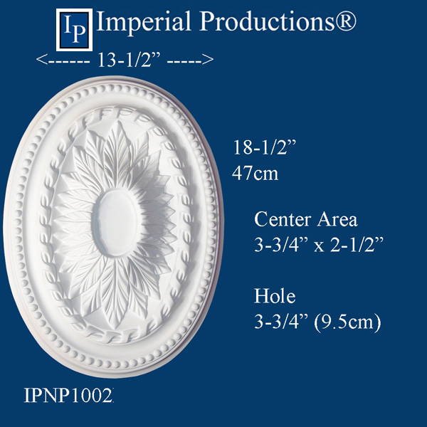 IPNP1002 oval medallion