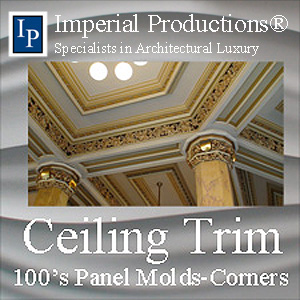 Ceiling Trim known as Boiserie